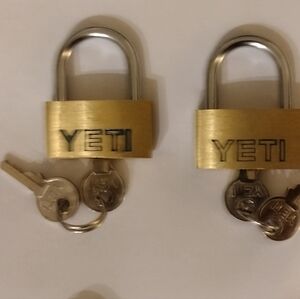 Two Yeti Compact Padlocks